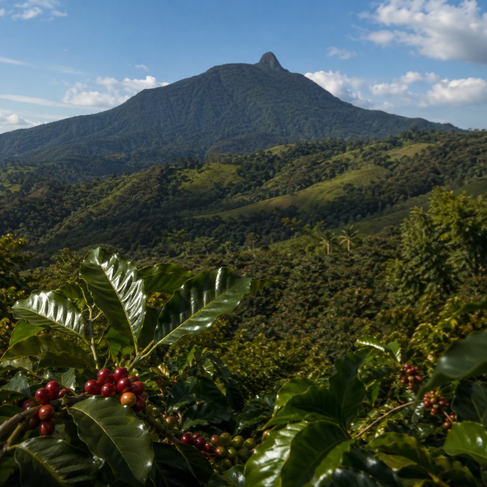 Paisaje cafetero de Santa Rosa del Sur, Bolívar